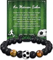 YELUWA Morse Code Bracelets for Women Memorial Gifts for the Loss of a Loved One Inspirational Remembrance Jewellery for Your Sympathy Adjustable Wooden Bead Bracelet with Cord