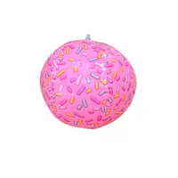 在飛比找蝦皮商城優惠-【Healgenart】粉紅巧克力沙灘球 充氣沙灘球 充氣球