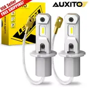 2PCS H3 LED Fog Driving Light Bulbs Conversion Kit Super Bright 6500K White (for: Smart)