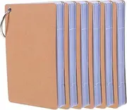 TOGEVAL 6pcs Ruled Index Cards with Binder Ring Colored Flashcards for Study Learning and Note Taking Lined Notecards for Organized and Efficient Notetaking