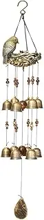 Wind Chimes Witches Bells FengShui Lucky Bell,Gift Bird Nest Outdoor Indoor Metal Wind Bell Garden,Patio,Hanging,Home Decor Mothers Love Gift Memorial Chime Exquisite