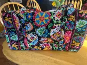 NWT Disney Midnight Mickey Vera Bradley Travel Duffel Bag
