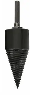 High Speed Twist Firewood Drill Bit Wood Splitter Screw Splitting Cone Driver (42mm Hex Shank)