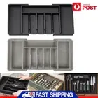 5 Compartment Cutlery Organiser Kitchen Drawer Spoon Tray Insert Cabinet Box AU