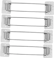 Cabilock Pcs Rv Shower Corner Storage Bar Extendable Shower Shelf Rv Fridge Tension Rod Camper Accessories