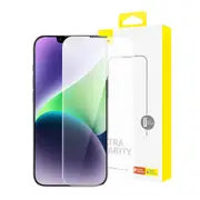 iPhone 14 Pro Ultra Thin Tempered Glass Screen Protector with Dust Filter - Ultra Clarity, Impact-Resistant, Very Hard, Wear & Scratch Proof