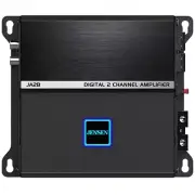 JENSEN JA2B 225W RMS CLASS-D 2-CHANNEL AMPLIFIER BLUETOOTH APP, DSP, RGB LIGHTS