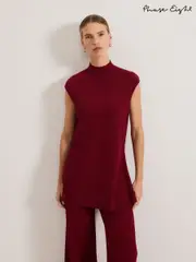 Phase Eight Red Lori Ribbed Tunic (F50633) | $182