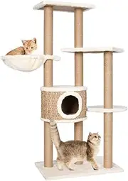 Cat Tree with Scratching Post 126cm Seagrass