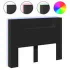 LED Lights Headboard Wooden Storage Shelf Bedhead Bed Head Double Size 140cm