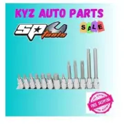 SP TOOLS SP20566 1/2" DRIVE SPLINE & IN HEX BIT SOCKET SET 13 PCE + STORAGE RAIL