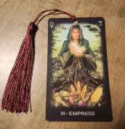 Empress- Dream Tarot Bookmark Oracle Card Art Deck Gift Purified & Charged