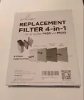 PURO²XYGEN 4 in 1 High-Efficiency Replacement Filter Air Purifier PurOxygen P500