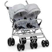 GAP Babygap Classic Side-By-Side Double Stroller - Lightweight Double Stroller w