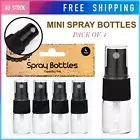 4pk Mini Clear Spray Bottle 5ML Empty Fine Mist Portable Travel Atomizer Perfume