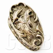 Hand-Casted Metal Knife Pommel Bolster MOOSE for Custom Knives Making Handle