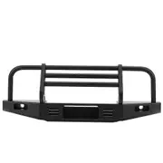 Durable Metal RC Car Front Bumper Replacement Parts Fit for TRX4 SCX10 90046 90047(Black)