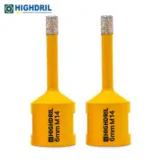 2pcs 6mm Diamond Drilling Core Bits for Drilling Marble Granite Hole Saw Cutter
