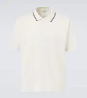 [Frame] Frame Cotton piqué polo shirt UK 17 white