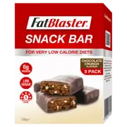 FatBlaster Very Low Calorie Diet Snack Bar 5 x 30g (150g) Chocolate Crunch VLCD