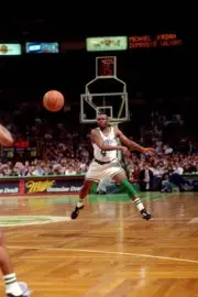 Sherman Douglas Boston Celtics passes played at the Boston Garden - Old Photo