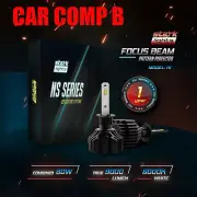 Stark NS 80W 9000LM Fanless LED Kit White 6K Headlight High Beam Only Bulbs - H1 (for: BMW)