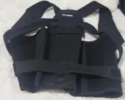 NWOT FIT GENO BACK BRACE POSTURE CORRECTOR for WOMEN & MEN, Black