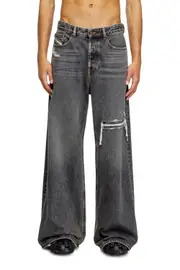 [Diesel] Diesel - Relaxed Jeans - D-Rise - Jeans - Man - Black 29 Black