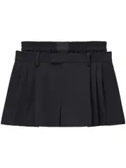 [Alexander Wang] Pre-Styled Pleated Short With Boxer Waistband