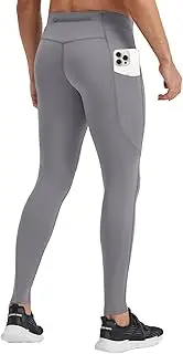 [Yuerlian] Men's Compression Pants Cool Dry Baselayer Tights Leggings 3 Pack