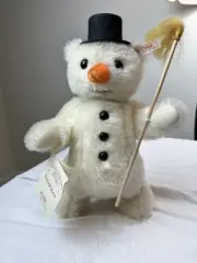 Vintage Steiff Snowman Bear Mohair "four seasons". LIMITED EDITION.