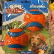 New ChuckIt! Ultra Ball Medium 2.5" 2 Pack Fetch Dog Toy for Active Dogs