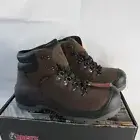 Rocky Women's 9.5 Worksmart Waterproof Safety Toe Lace Up Work Boots Brown RKK02