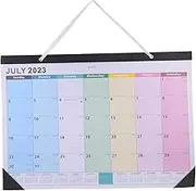 TOGEVAL 1Pc Desktop Planner Calendar Creative Minimalist Yearly Agenda with Countdown Feature for Home Office and School Use Stylish Hanging Calendar Design