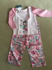 New Pumpkin Patch Pink Pjs Sleepwear Girl Clothing Size 3 - RRP 29.99
