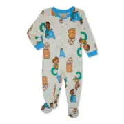 Cocomelon Toddler Full-Zip Long Sleeve 1-Piece Footed Sleepwear Pajama: 12M