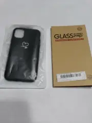 Apple iPhone 11 Hard Plastic Case with 3 Privacy Screen Protectors