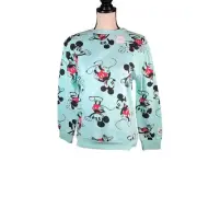 Kids' Disney 100 Mickey Mouse & Friends Crew Pullover Sweatshirt XL NWT