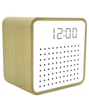 ZTECH Retro Mini White Wooden Bluetooth Speaker