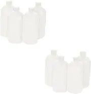 Mobestech 2sets Laboratory Reagent Bottle Sample Storage Container Liquid Storage Container Mini Bottles Apothecary Bottles Cups Empty Chemical Container Empty Liquid Containers Pe 4pcs*2