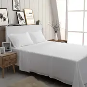 Bambi 500TC Cotton Sheet Set White