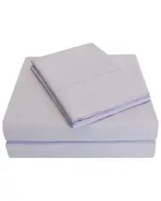Superior Solid 300 Thread Count Cotton Percale Deep Pocket Sheet Set