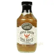 Brownwood Farms Sweet Apple Bacon BBQ Sauce Hickory Applewood Smoked Bacon 20 Oz