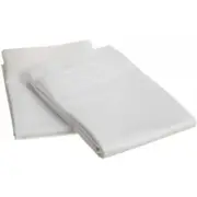 Egyptian Cotton 1000 Thread Count Solid Pillowcase Set Standard-White