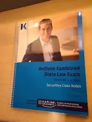 Series 66 Exam Class Notes Book