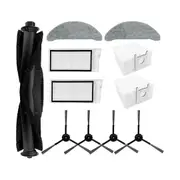 Replacement Accessories Set For Eve Plus Robot Vacuum Main Side Brush Hepa Filters Mop Pads Dust Ba