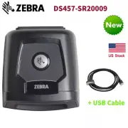 Zebra DS457-SR20009 1D 2D Fixed Mount Laser Reader Barcode Scanner w/USB Cable