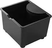 ASAKKURA Black Espresso Coffee Grounds Disposal Container Space Saving Mini for Home Office and Cafes Design for Easy Cleanup