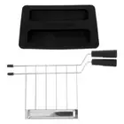 1 set of Breakfast Machine Cover Electric Toaster Silicone Lid Sandwich Clip