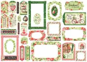Graphic 45 Die-Cut Assortment -Tags & Frames, Sunshine On My Mind - 2 Pack